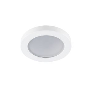 Faretto da incasso per bagno bianco moderno, Elio, IP44