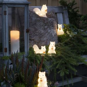 5 Scoiattoli LED, per interni ed esterni