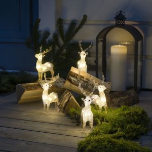 5 LED Deer, per uso interno ed esterno