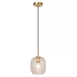 Lampada a sospensione retrò dorata, Alicent