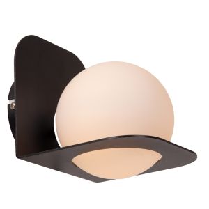 Applique per bagno moderna nera, Davy, IP44