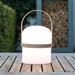 Lampada da esterno moderna bianca, Joe, 3W, 2700K LED, IP44, con interruttore