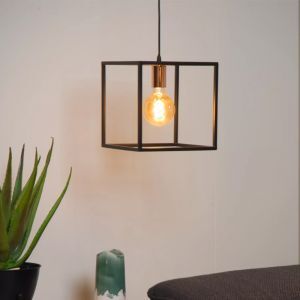 Lampada a sospensione moderna nera, Arthur