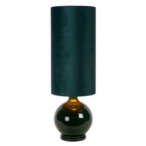 Lampada da terra retrò verde, Esterad, con interruttore