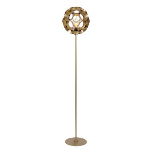 Lampada da terra moderna dorata, Hannelore