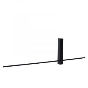 Applique da parete moderna nera, Segin, 6W, 2700K LED