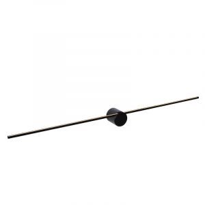 Applique da parete moderna nera, Mizar, 10W, 2700K LED, IP44