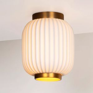 Plafoniera in ceramica dorata, Gosse