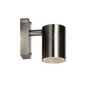 Lampada da esterno moderna cromata, Arne, IP44