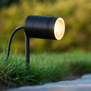Faretto da giardino moderno nero, Arne, IP44