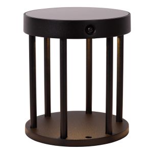 Lampada da tavolo solare moderna nera, Jackson, 2W, 2700K LED, IP54