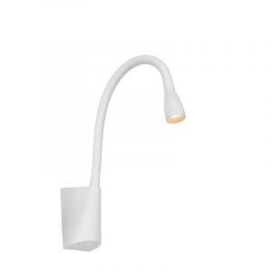 Applique da parete moderna bianca, Galen, 3W, 3000K LED, con interruttore