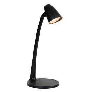 Lampada da scrivania classica nera, Ludo, 4,5W, 3000K LED, con interruttore