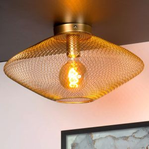 Plafoniera moderna dorata, Mesh