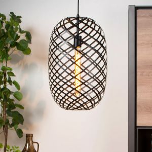 Lampada a sospensione moderna nera, Wolfram