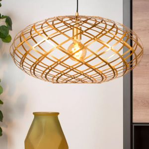 Lampada a sospensione moderna dorata, Wolfram