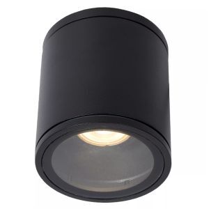 Faretto da soffitto moderno nero, Aven, IP65