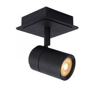 Faretto da soffitto per bagno moderno nero, Lennert, IP44