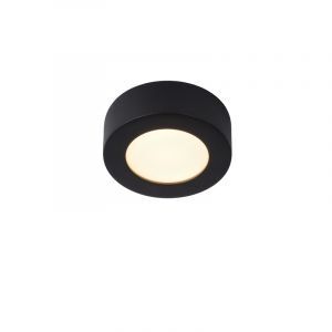 Plafoniera moderna nera, Brice, 8W, 3000K LED, IP44