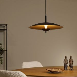 Lampada a sospensione vintage nera, Vulcan, 9W, 3000K LED
