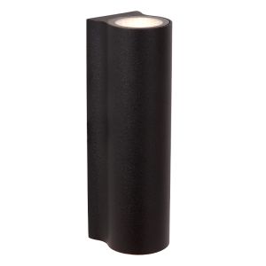 Lampada da parete up down moderna nera, Akra, 6W, 3000K LED, IP54