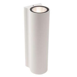 Lampada da parete up down moderna bianca, Akra, 6W, 3000K LED, IP54