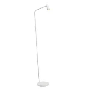 Lampada da terra ricaricabile moderna bianca, Stirling, 3W, 2700K LED, controllo touch