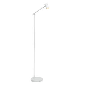 Lampada da terra ricaricabile moderna bianca, Tipik, 3W, 2700K LED, controllo touch