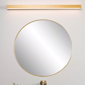 Applique per bagno moderna in ottone, Alexa, 13W, 3000K LED, IP44