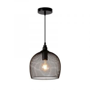 Lampada a sospensione retrò nera, Mesh