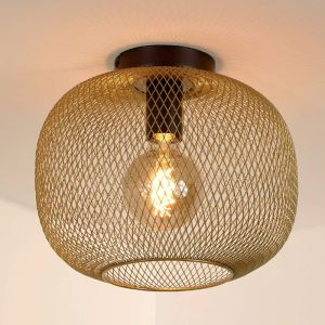 Plafoniera vintage dorata, Mesh
