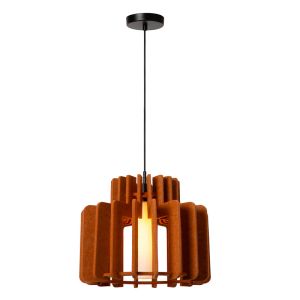 Lampada a sospensione moderna marrone, Rollo