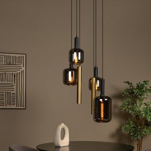 Lampada a sospensione moderna nera, Joanet