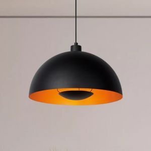 Lampada a sospensione moderna nera, Siemon