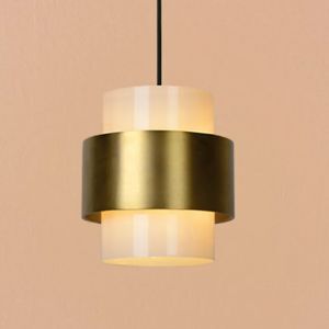 Lampada a sospensione classica in ottone, Firmin