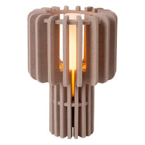 Lampada da tavolo moderna tortora, Rollo, con interruttore