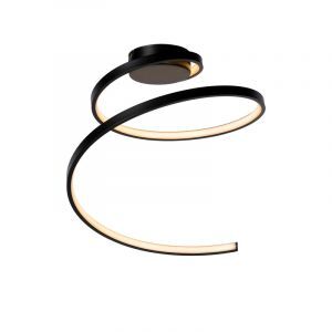 Plafoniera moderna nera, Maxence, 24W, 3000K LED