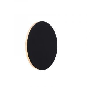 Applique da parete moderna nera, Eklyps led, 6W, 3000K LED