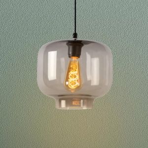 Lampada a sospensione moderna nera, Medine