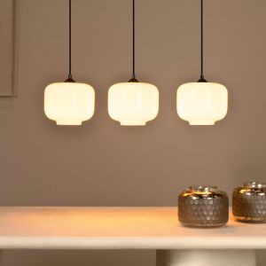 Lampada a sospensione retrò bianca, Medine
