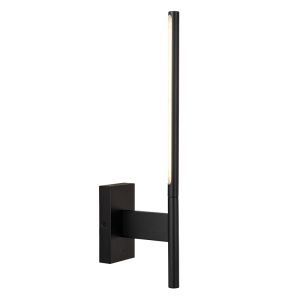 Applique da parete moderna nera, Finan, 6W, 2700K LED
