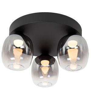 Plafoniera moderna grigia, Tamino, 5,6W, 3000K LED