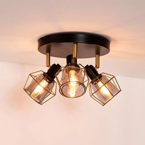 Faretto da soffitto vintage grigio, Nila