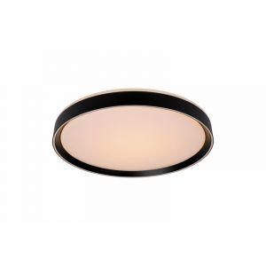 Plafoniera moderna nera, Nuria, 18W, 2700K LED