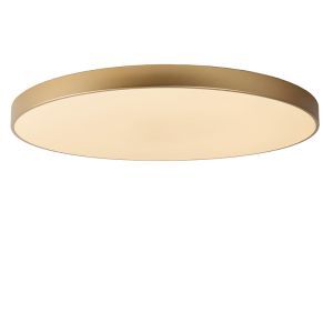 Plafoniera moderna dorata, Unar, 80W, 2700K LED, dimmer in 3 fasi
