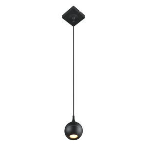 Lampada a sospensione moderna nera, Favori, IP44