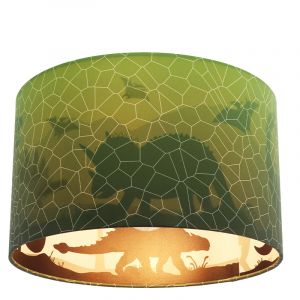 Lampada da soffitto per bambini verde moderna, Dino