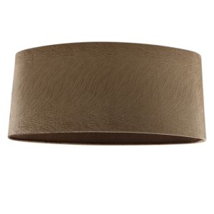 50 cm paralume in velluto marrone ovale, Rody