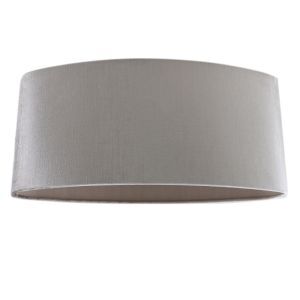 50 cm paralume in velluto grigio ovale, Rody