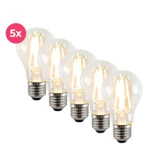 Confezione da 5 lampadine LED Yona E27 A60 dimmerabili, 2700k, 4w